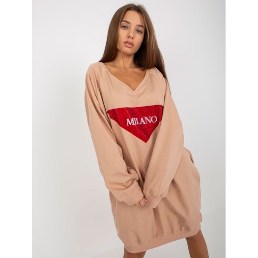 Bluza-VI-BL-3113.73P-ciemny bezowy