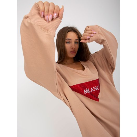Bluza-VI-BL-3113.73P-ciemny bezowy