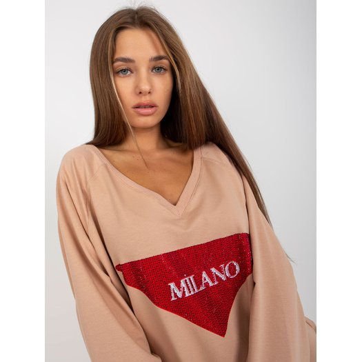Bluza-VI-BL-3113.73P-ciemny bezowy
