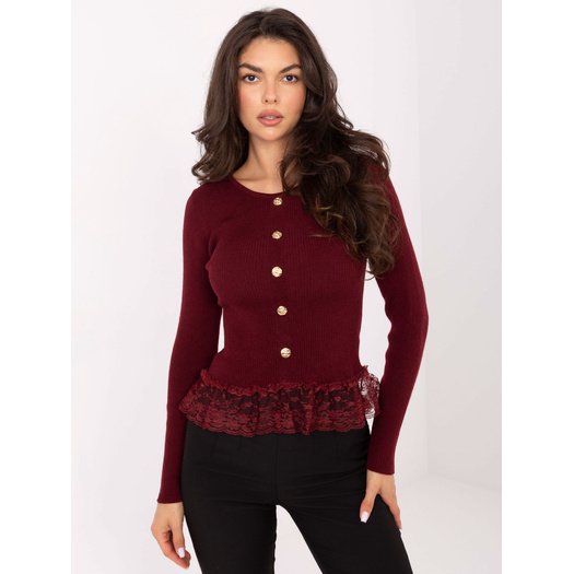 Sweter-PM-SW-YIS1027.85-bordowy 2