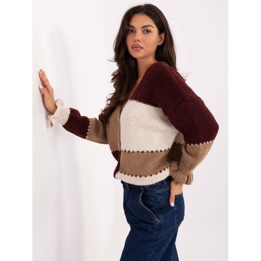 Sweter-MI-SW-0903.87-bordowy