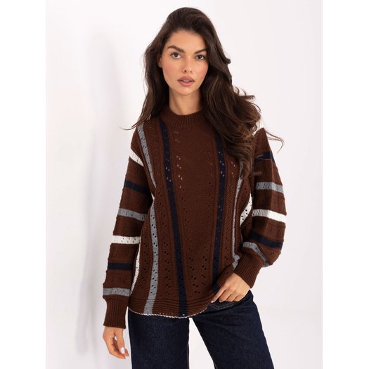 Sweter-IT-SW-93115.13-brązowy 2