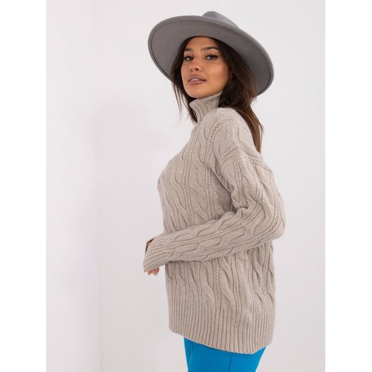 Megztinis-AT-SW-23445.00-šviesiai pilkas