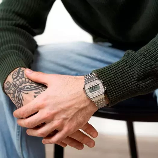 ZEGAREK MĘSKI CASIO  Retro Vintage A168WA-8A + BOX 5