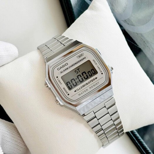ZEGAREK MĘSKI CASIO  Retro Vintage A168WA-8A + BOX 3