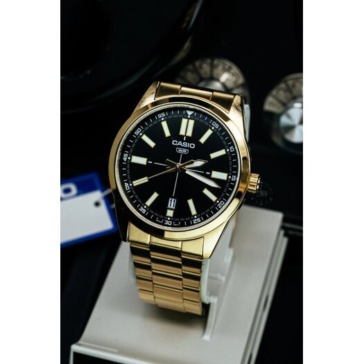 ZEGAREK MĘSKI CASIO MTP-VD02G-1E (zd217c) + BOX 8