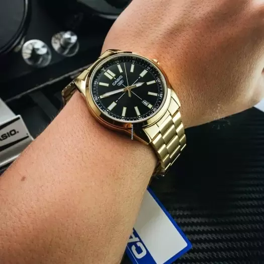 ZEGAREK MĘSKI CASIO MTP-VD02G-1E (zd217c) + BOX 6