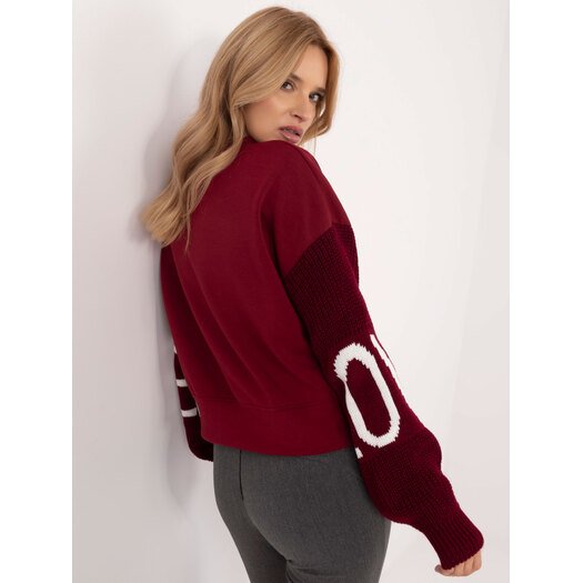 Megztinis-MI-BL-M5975.26P-bordo