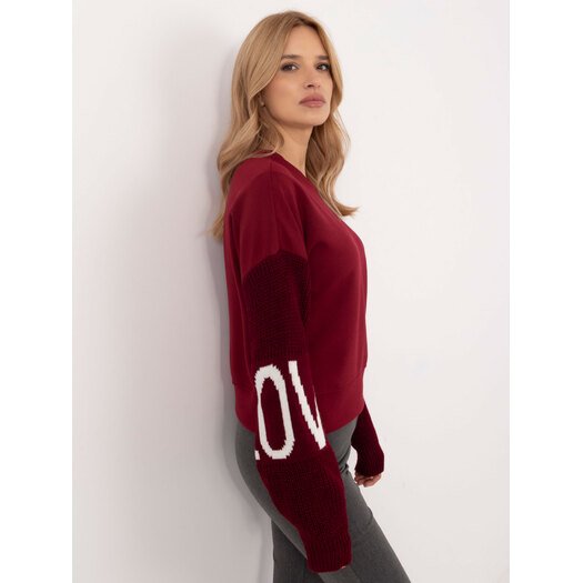 Megztinis-MI-BL-M5975.26P-bordo