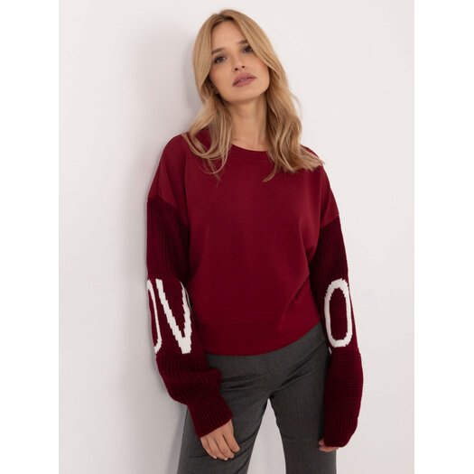 Megztinis-MI-BL-M5975.26P-bordo