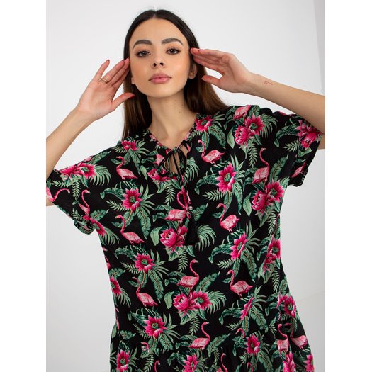 Suknelė-D73771M30306C-juoda-žalia 16