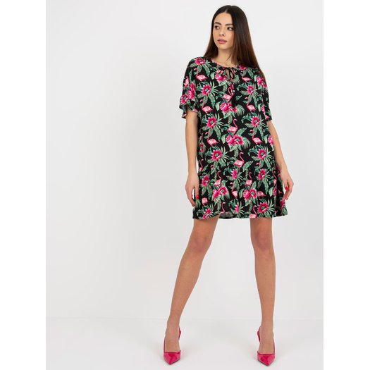 Suknelė-D73771M30306C-juoda-žalia 15