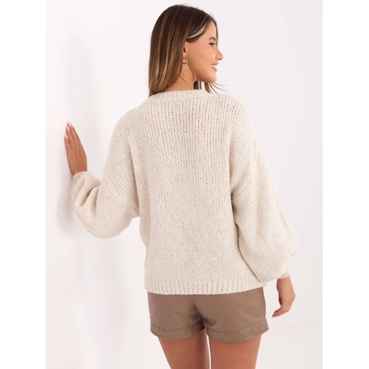 Sweter-MI-SW-1909.21-jasny beżowy