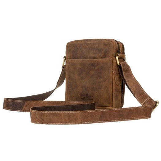 Men's Leather Crossbody Bag Peterson PTN 251-NSH