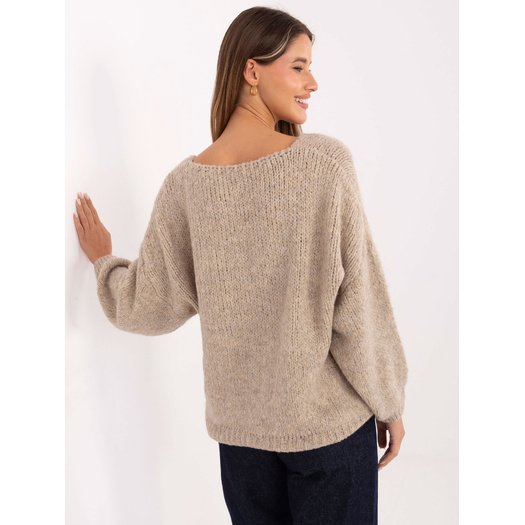 Sweter-MI-SW-0919.18-beżowy 4