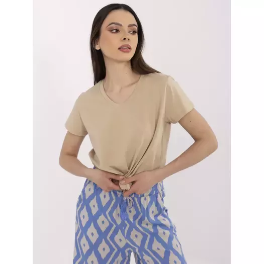 T-shirt-CLM-TS-1639.12-beżowy