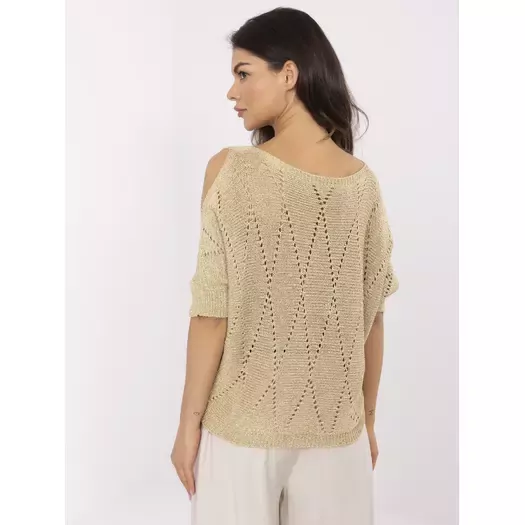 Sweter-MI-SW-1605.83-złoty