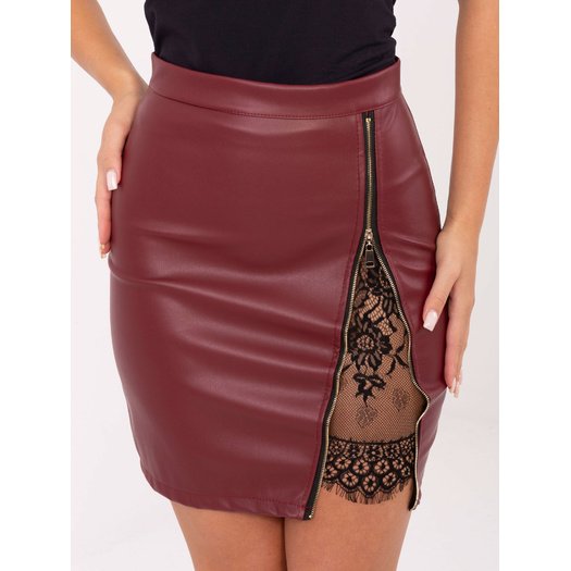 Spódnica-IT-SD-FL3019.83-bordowy 1