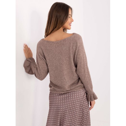 Sweter-IT-SW-99717.89-ciemny bezowy 2