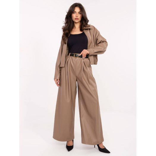 Spodnie-IT-SP-FL8569.85-ciemny bezowy 1