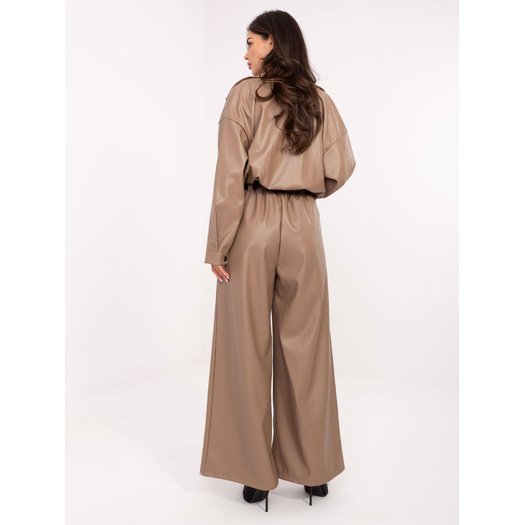 Spodnie-IT-SP-FL8569.85-ciemny bezowy 2