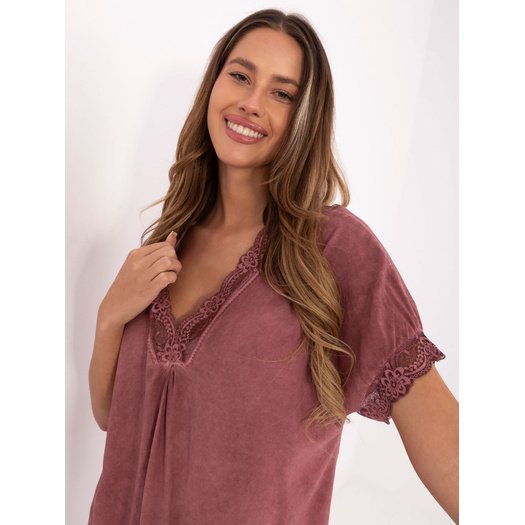 Bluzka-MI-BZ-7951.34-ciemny różowy 1