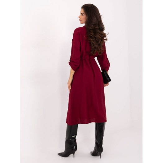 Sukienka-MI-SK-92446.29P-bordowy Sukienka-MI-SK-92446.29P-bordowy
