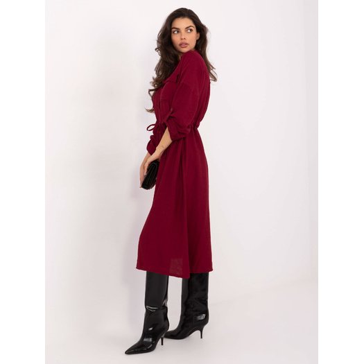 Sukienka-MI-SK-92446.29P-bordowy 2 Sukienka-MI-SK-92446.29P-bordowy 2