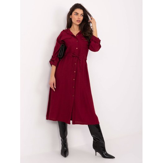 Sukienka-MI-SK-92446.29P-bordowy 1 Sukienka-MI-SK-92446.29P-bordowy 1