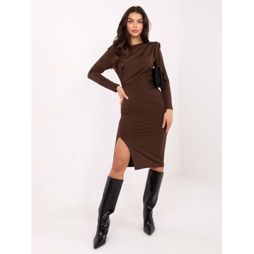 Sukienka-IT-SK-18206-1.35-brązowy 2