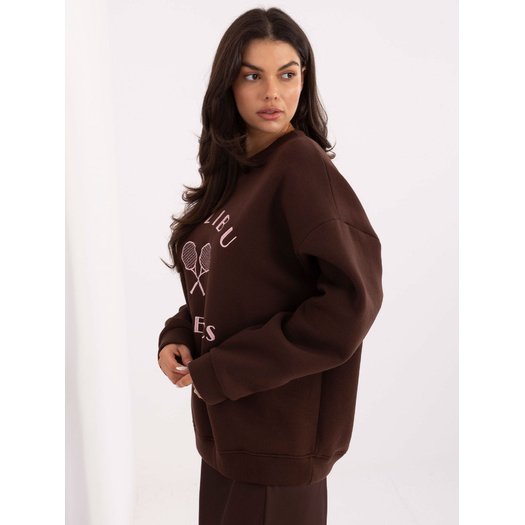 Bluza-MJ-BL-H2519.34-ciemny brązowy 2