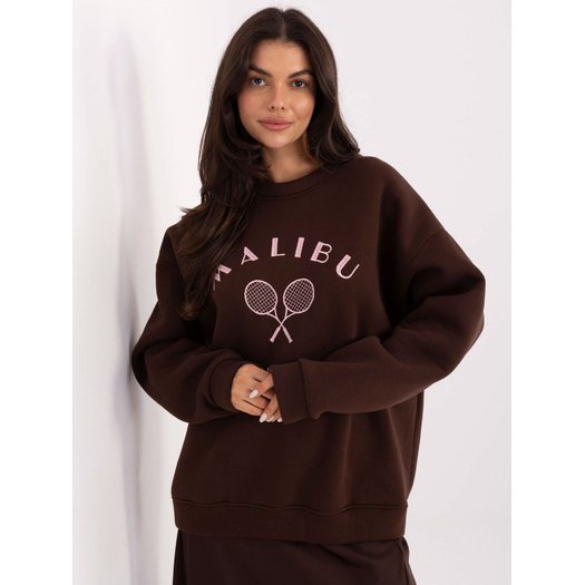 Bluza-MJ-BL-H2519.34-ciemny brązowy