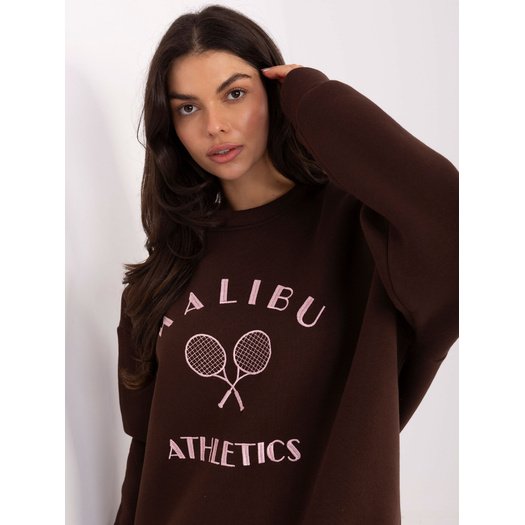 Bluza-MJ-BL-H2519.34-ciemny brązowy 1