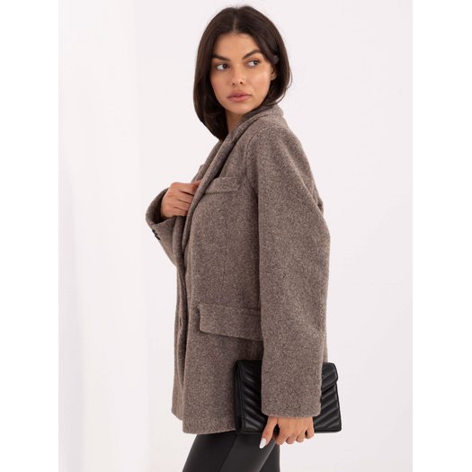 Płaszcz-IT-PL-FL7696.16-ciemny bezowy 5