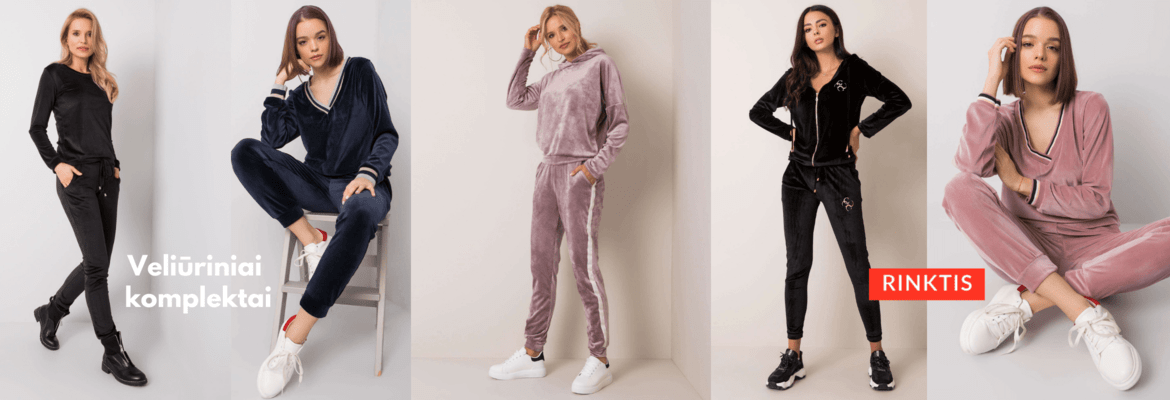 Veliūriniai laisvalaikio kostiumėliai - www.technomada.lt