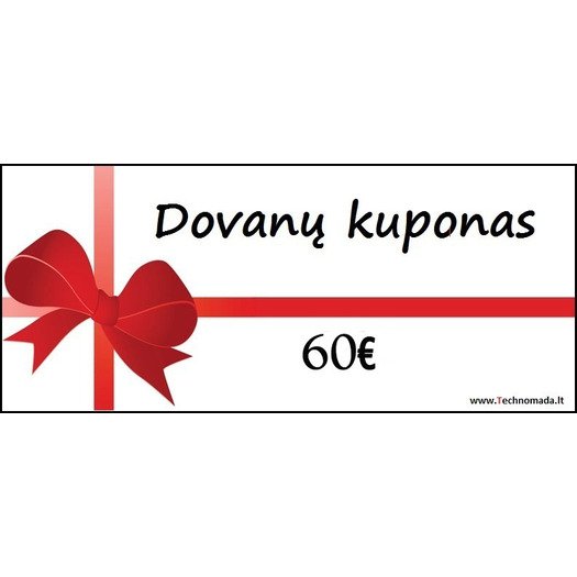 Dovanų kuponas 60€