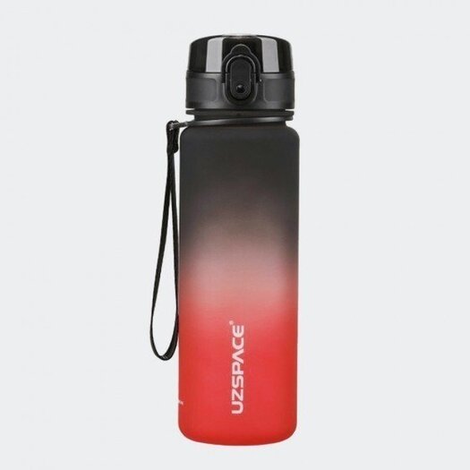 Gertuvė UZSPACE TRITAN  500 ml, plastikas be BPA - 3026-BLACK-RED