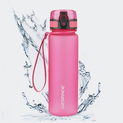 Gertuvė UZSPACE TRITAN  500 ml, plastikas be BPA - 3026-PINK-CYAN