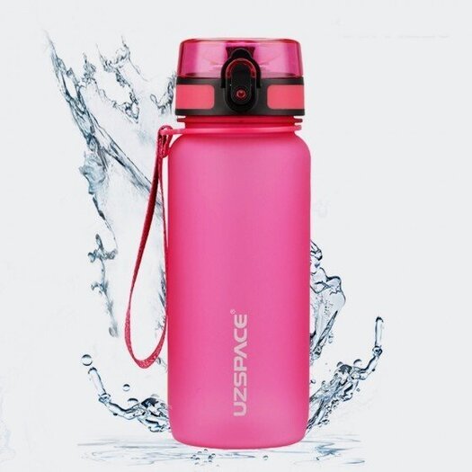 Gertuvė UZSPACE TRITAN  650 ml, plastikas be BPA - 3037-PINK