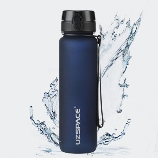 Gertuvė UZSPACE TRITAN  1000 ml, plastikas be BPA - 3038-DARK-BLUE