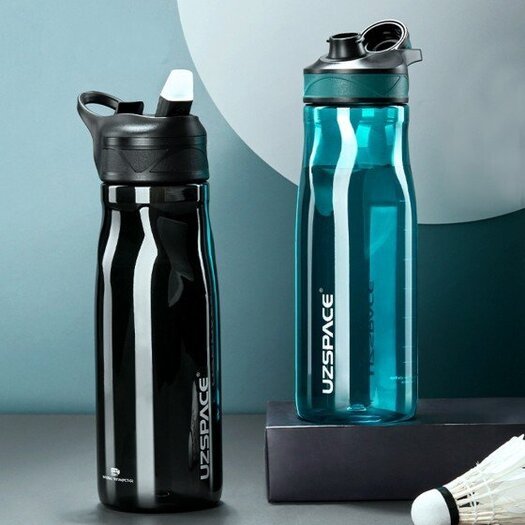 Gertuvė UZSPACE Storm Sport 800 ml, plastikas be BPA - 9031-CYAN