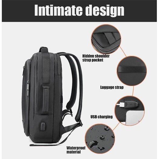 Men15.6" Laptop Travel Business England Style Backpacks Large Capacity School student bag Male Luxury Luggage Tote Bags