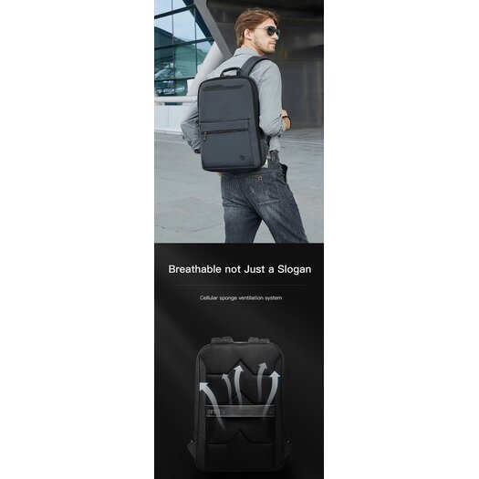 15,6 " Kuprinė nešiojamam kopiuteriui, kelionėms Arctic Hunter  B00410-1 - Juoda 7