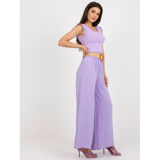 Kelnės-DHJ-SP-8387.57-Šviesiai violetinė 3