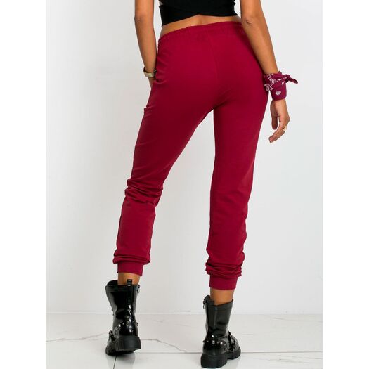 Sportinės kelnės-RV-DR-5040.04X-bordo