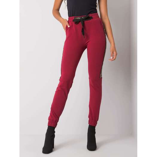 Sportiniai kelnaitės-RV-DR-6891.54-bordo