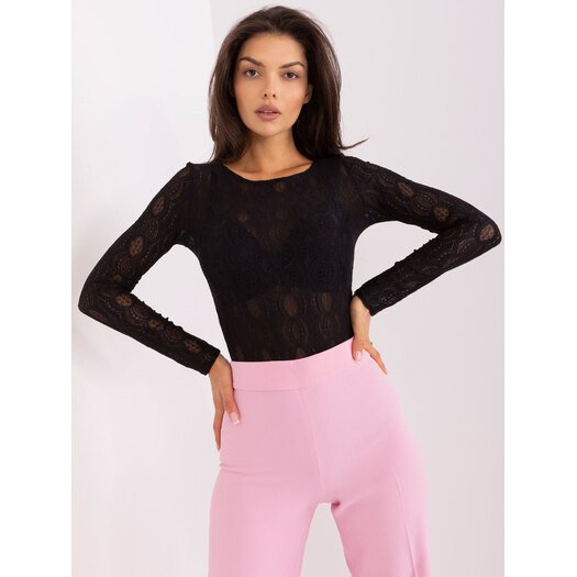 Triko palaidinė moterims  LK-BO-509361.50P-juodas 27