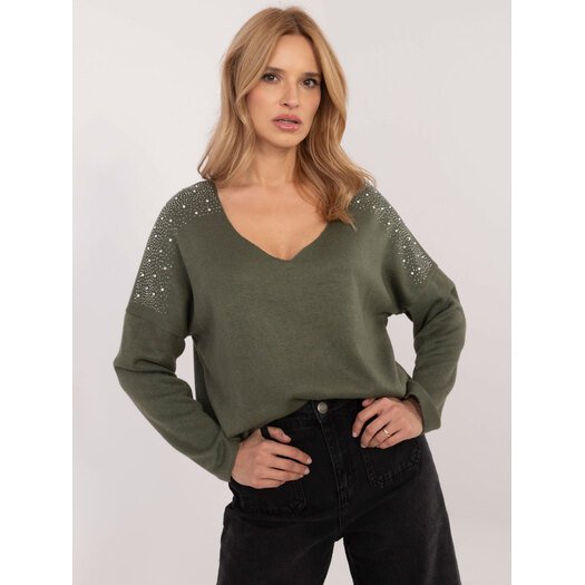 Megztinis-DHJ-SW-17690.21-khaki