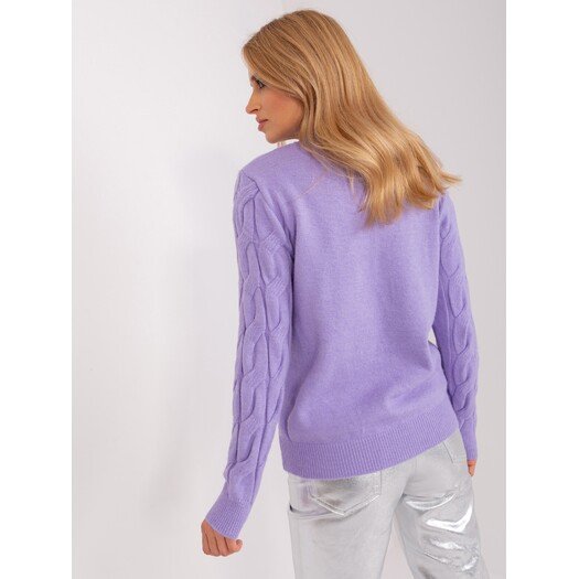 Sweter-AT-SW-2235.00P-jasny fioletowy