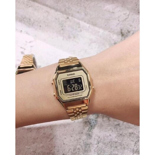 Laikrodis moterims CASIO VINTAGE LA680WGA-9B + BOX